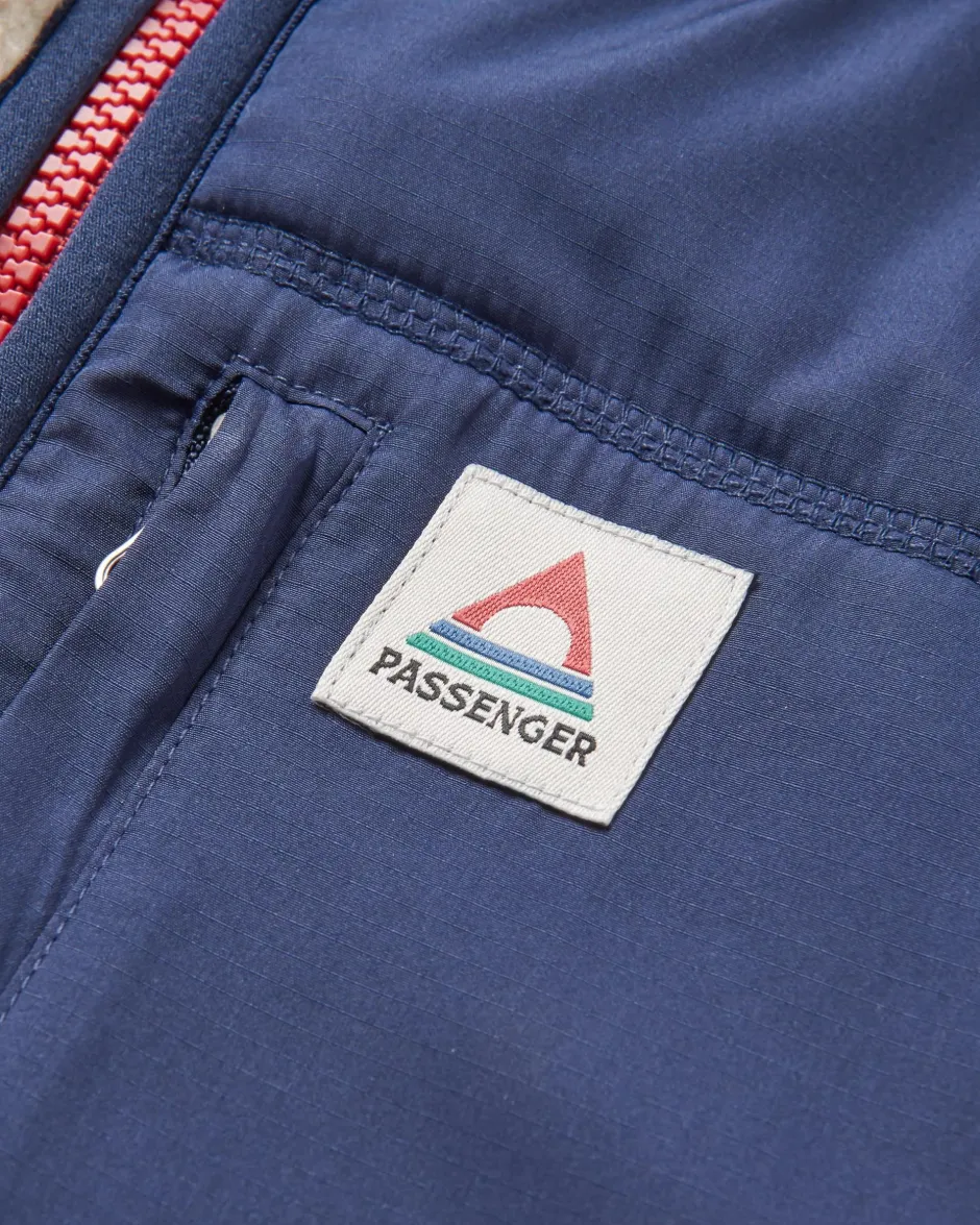 Winter Road Trip Essentials|Best Sellers>Passenger Offgrid 2.0 Recycled Sherpa Fleece Oatmeal/Navy