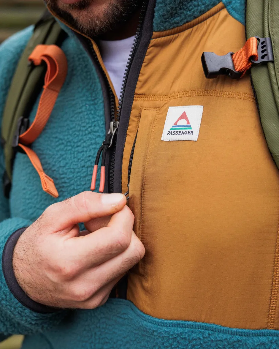 Fleece|Fleece>Floris van Bommel Offgrid 2.0 Recycled Sherpa Fleece Mediterranean