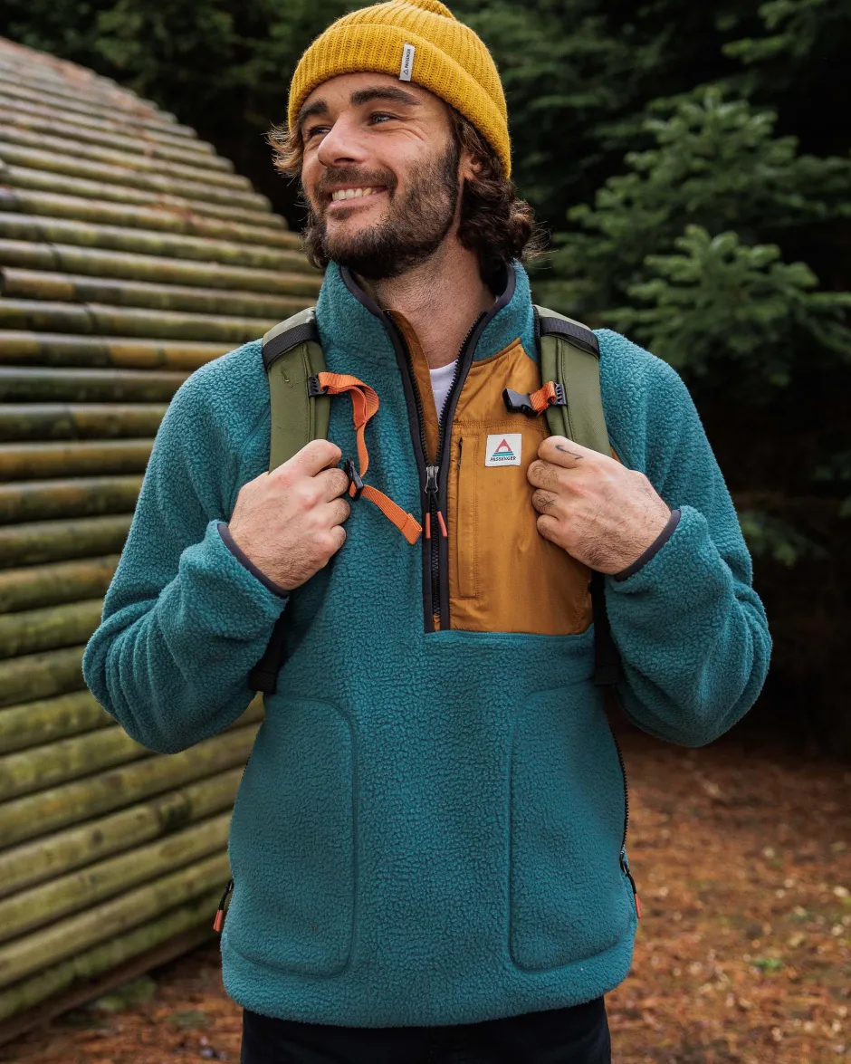 Fleece|Fleece>Floris van Bommel Offgrid 2.0 Recycled Sherpa Fleece Mediterranean