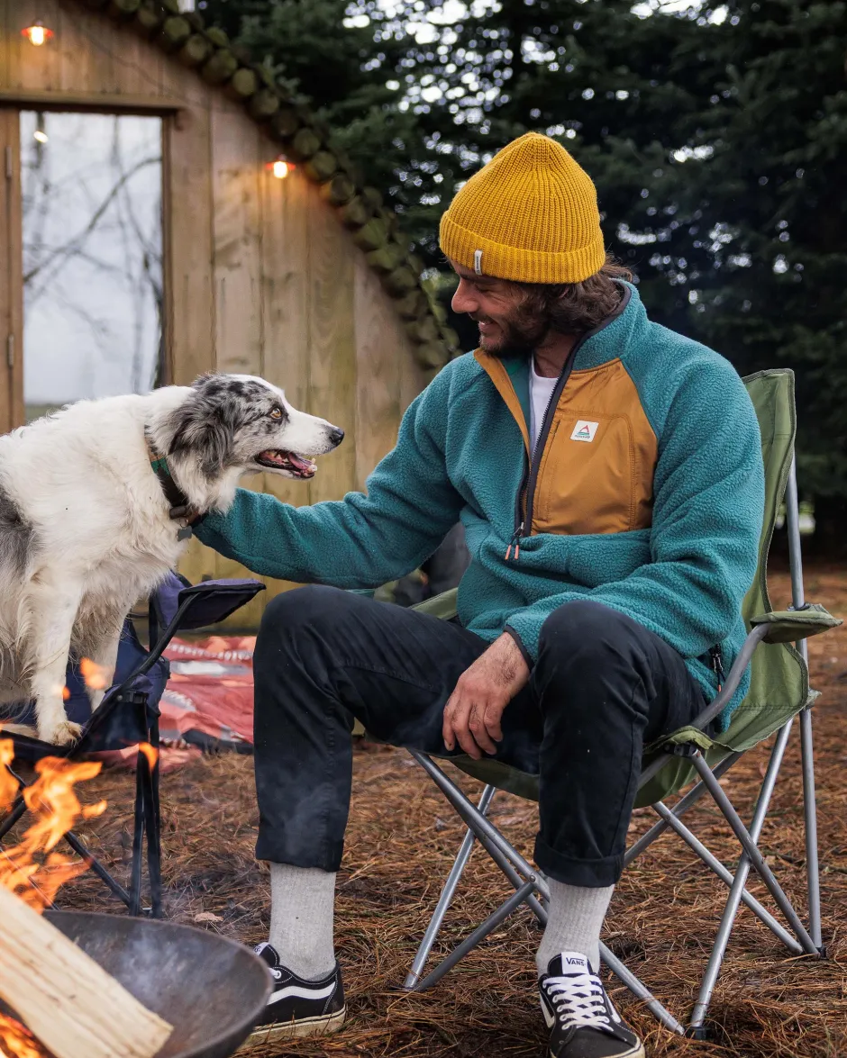 Fleece|Fleece>Floris van Bommel Offgrid 2.0 Recycled Sherpa Fleece Mediterranean