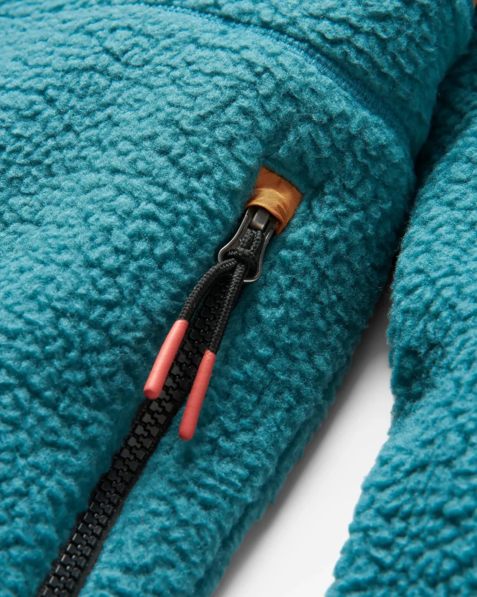 Fleece|Fleece>Floris van Bommel Offgrid 2.0 Recycled Sherpa Fleece Mediterranean