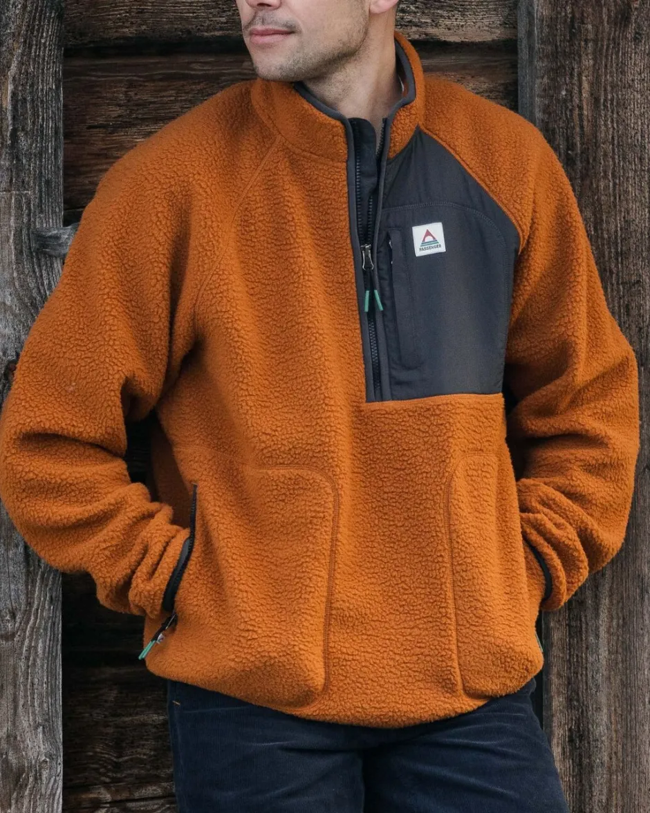 Fleece|Fleece>Passenger Offgrid 2.0 Recycled Sherpa Fleece Glazed Ginger