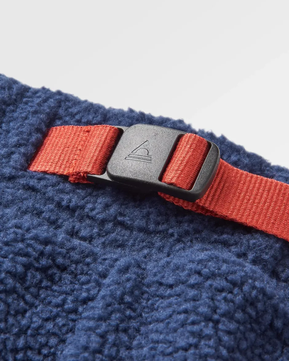 Pants|Men's Outlet>Floris van Bommel Offgrid Recycled Sherpa Fleece Jogger Rich Navy