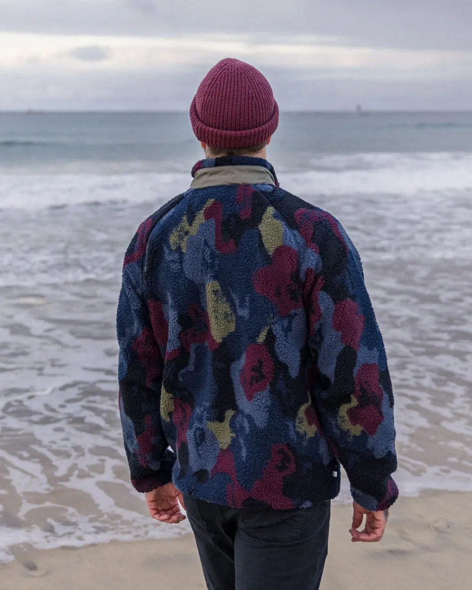 Fleece|Fleece>Passenger Offroad Recycled Sherpa 1/2 Zip Fleece Sycamore Pattern