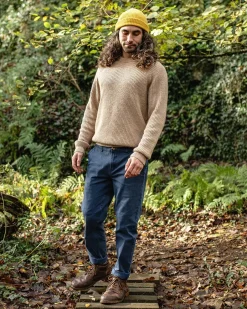 Knitwear>Passenger Offshore Recycled Knitted Jumper Sand