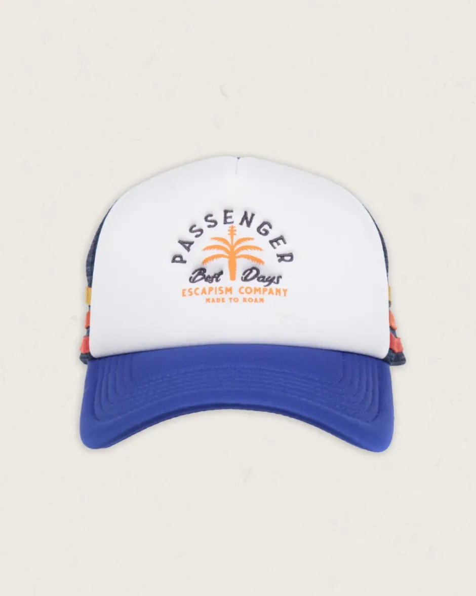 Accessories|Caps & Hats>Passenger Onda Snapback Trucker Cap True Blue