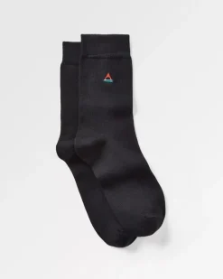 Socks|Socks>Passenger Organic Crew Socks Black