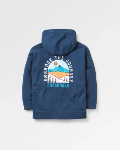 Hoodies & Sweatshirts>Passenger Outlook Recycled Cotton Hoodie Rich Navy
