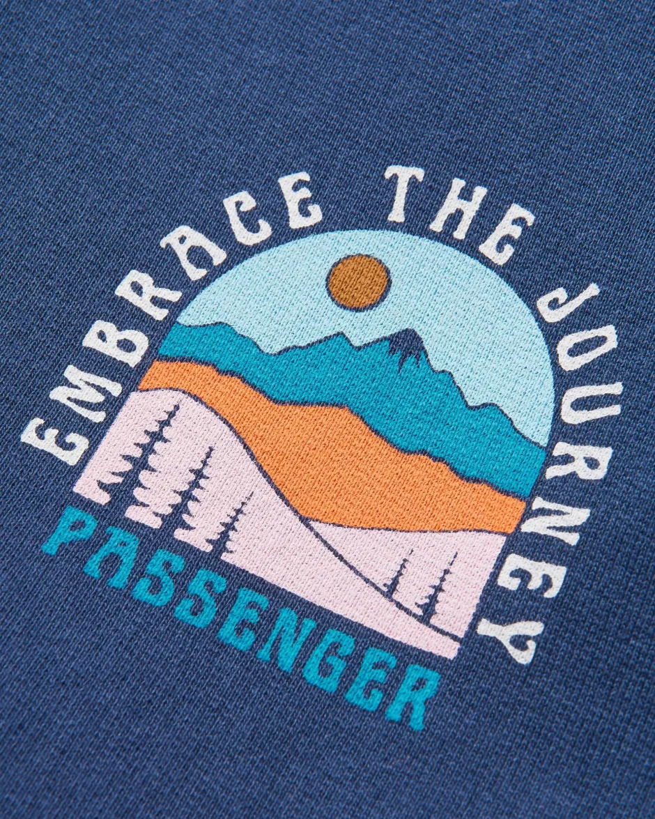 Hoodies & Sweatshirts>Passenger Outlook Sweatshirt Rich Navy