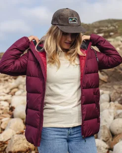 Insulated|Women's Outlet>Passenger Parks Recycled Insulated Jacket Windsor Wine