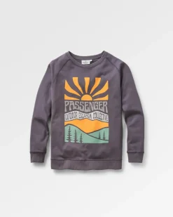 Hoodies & Sweatshirts>Passenger Perfect Days Sweatshirt Charcoal