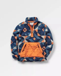 Fleece|Fleece>Passenger Perouse Recycled Deep-Pile Sherpa Fleece Homespun Dark Denim