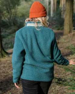 Fleece|Fleece>Passenger Perouse Recycled Polar-Lined Sherpa Fleece Mediterranean