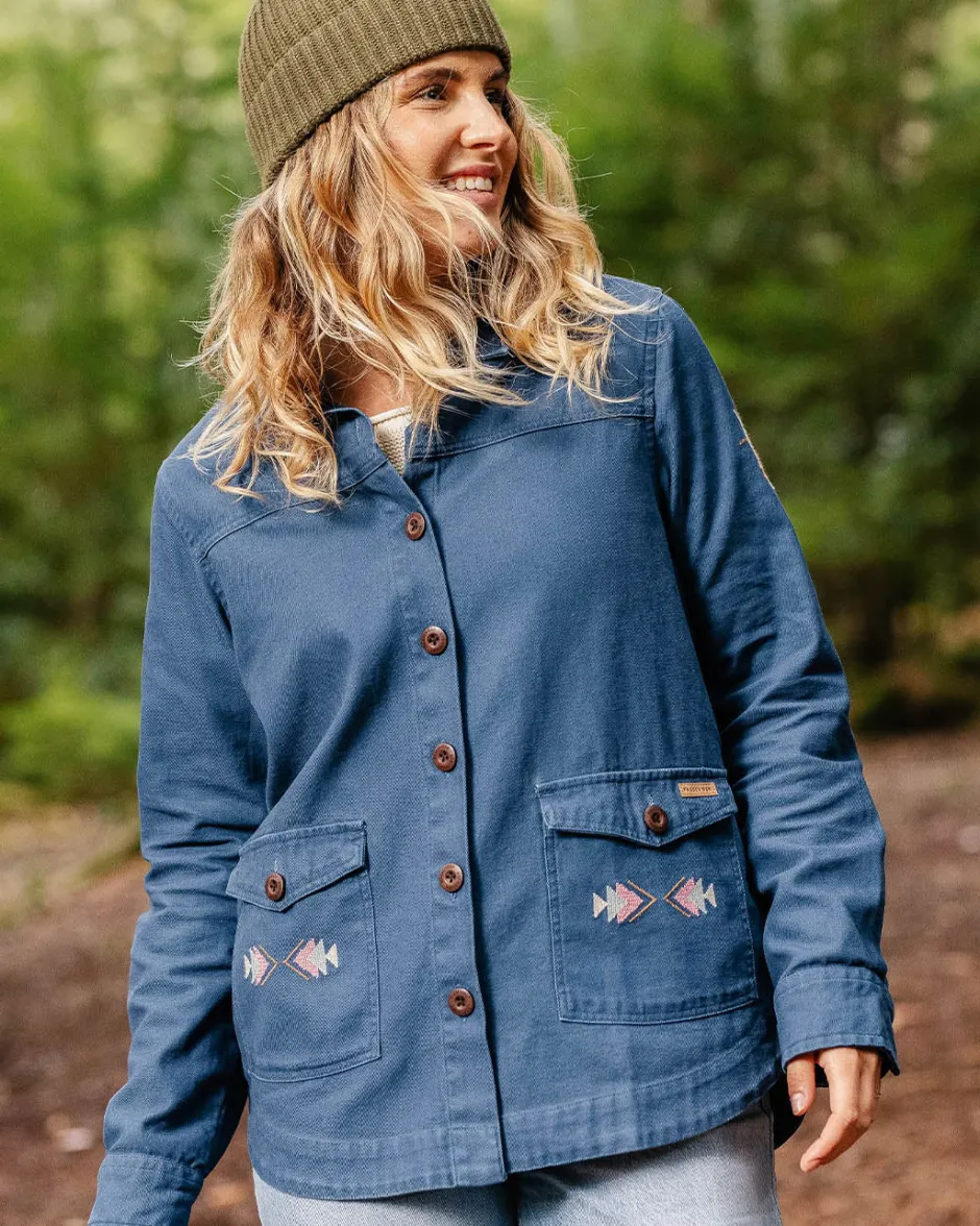 Women's Outlet|Women's>Passenger Pine Organic Cotton Jacket Dark Denim