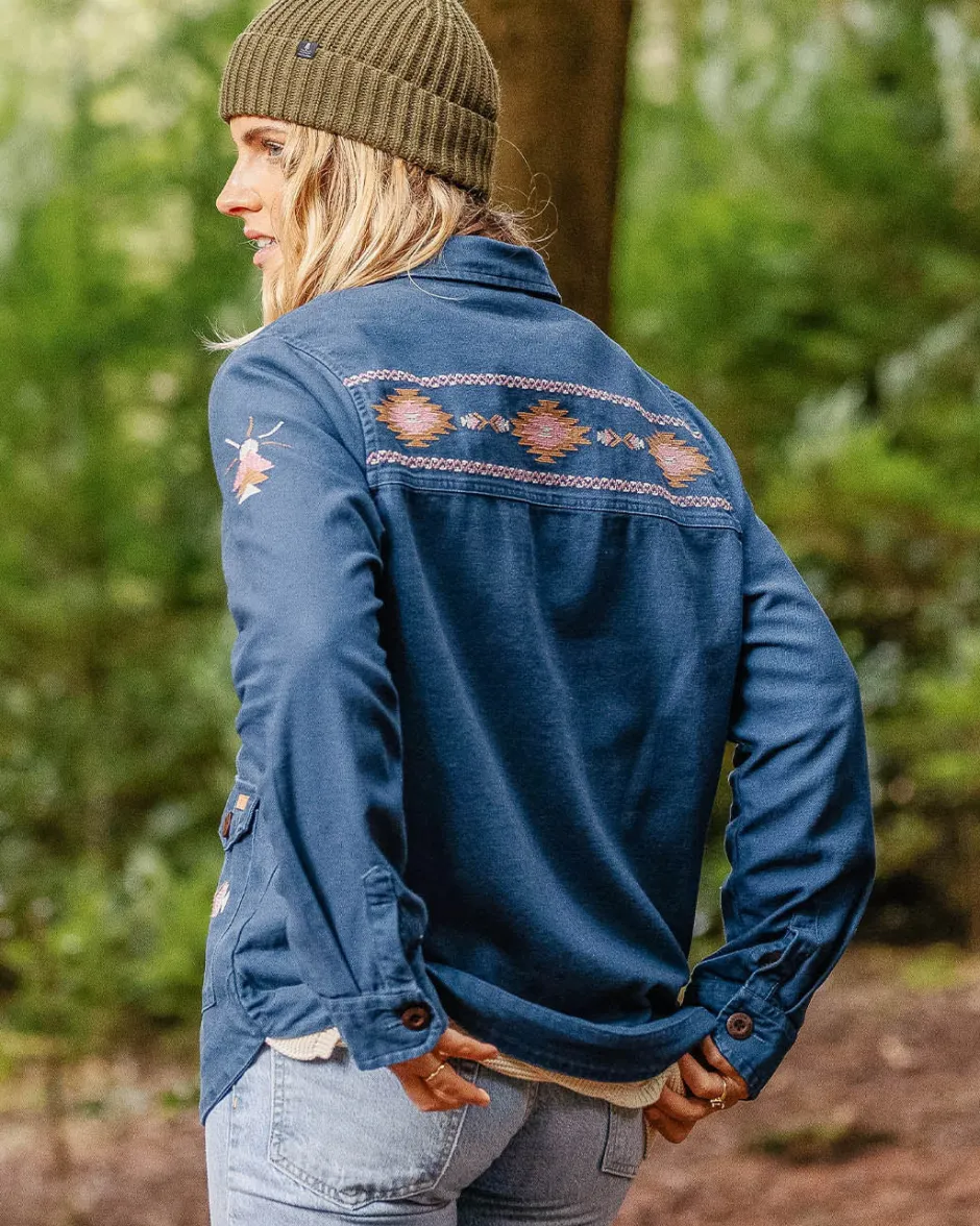 Women's Outlet|Women's>Passenger Pine Organic Cotton Jacket Dark Denim