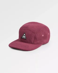 Caps & Hats|Caps & Hats>Floris van Bommel Pine Recycled Polar Fleece Cap Wine