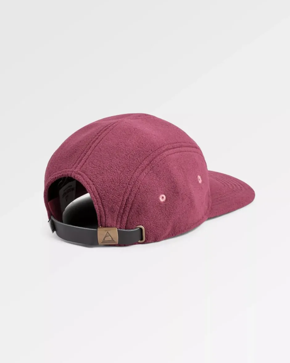 Caps & Hats|Caps & Hats>Floris van Bommel Pine Recycled Polar Fleece Cap Wine