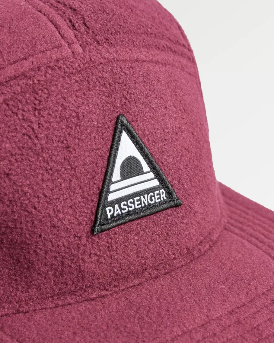 Caps & Hats|Caps & Hats>Floris van Bommel Pine Recycled Polar Fleece Cap Wine