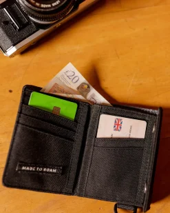 Backpacks & Bags|Backpacks & Bags>Floris van Bommel Pocket Recycled Wallet Black