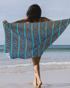 Accessories|Towels>Passenger Portland Beach Recycled Towel Porcelain Pattern