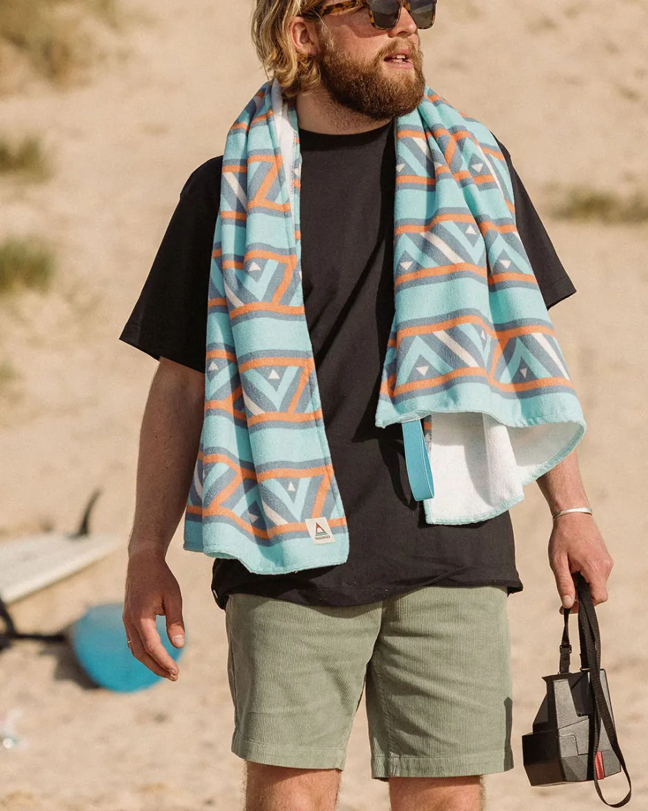 Accessories|Towels>Passenger Portland Beach Recycled Towel Porcelain Pattern