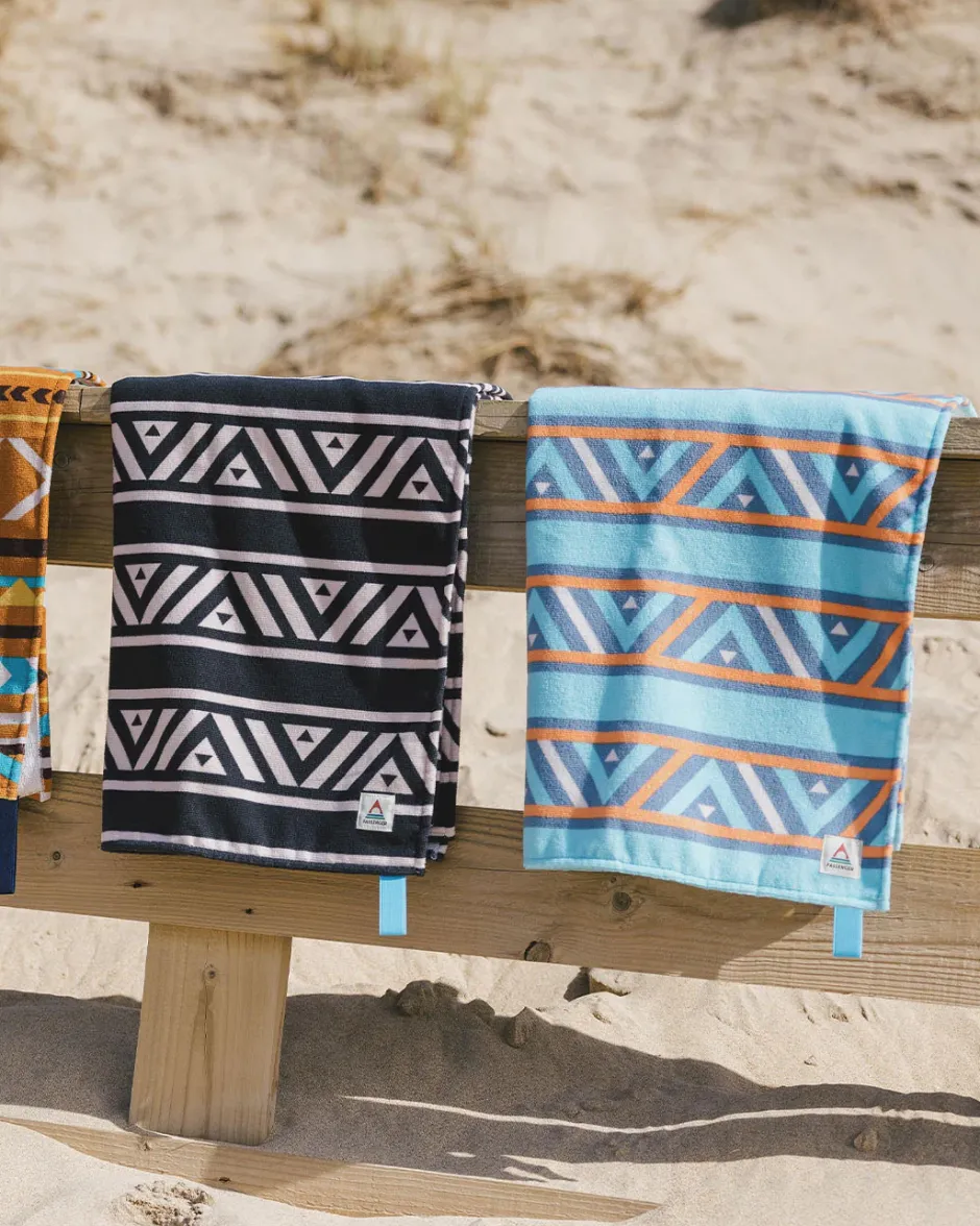 Accessories|Towels>Passenger Portland Beach Recycled Towel Porcelain Pattern