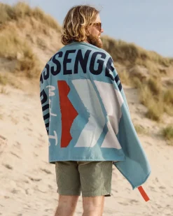 Accessories|Changing Robes & Ponchos>Passenger Portland Beach Recycled Towel Provincial Blue