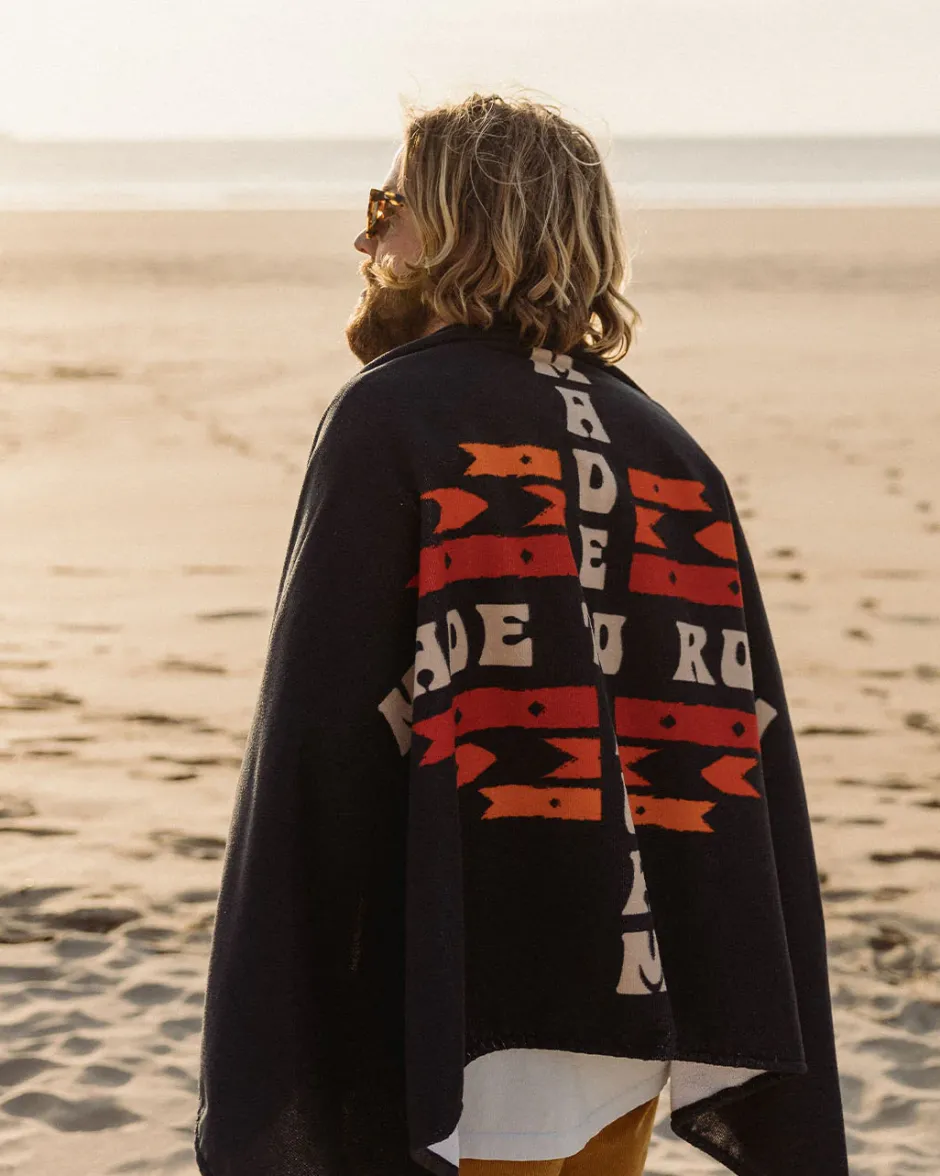 Accessories|Towels>Floris van Bommel Portland Beach Recycled Towel Deep Navy