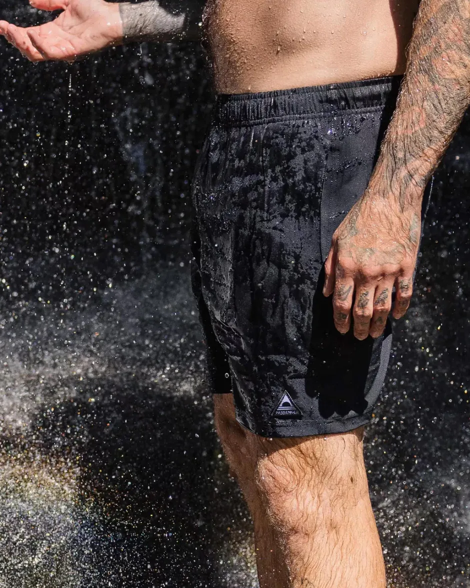 Shorts|Activewear>Floris van Bommel Porto Recycled All Purpose Swim Short Black