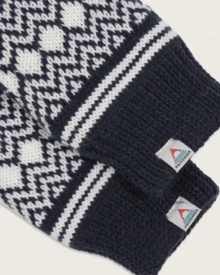 Gloves|Gloves>Passenger Powder Fleece Lined Recycled Acrylic Mittens Rich Navy