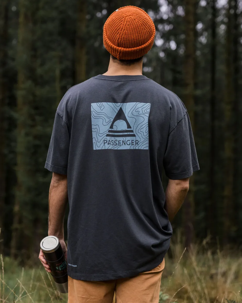 T-Shirts & Tank Tops|Men's Outlet>Passenger Purpose Recycled Relaxed Fit T-Shirt Black