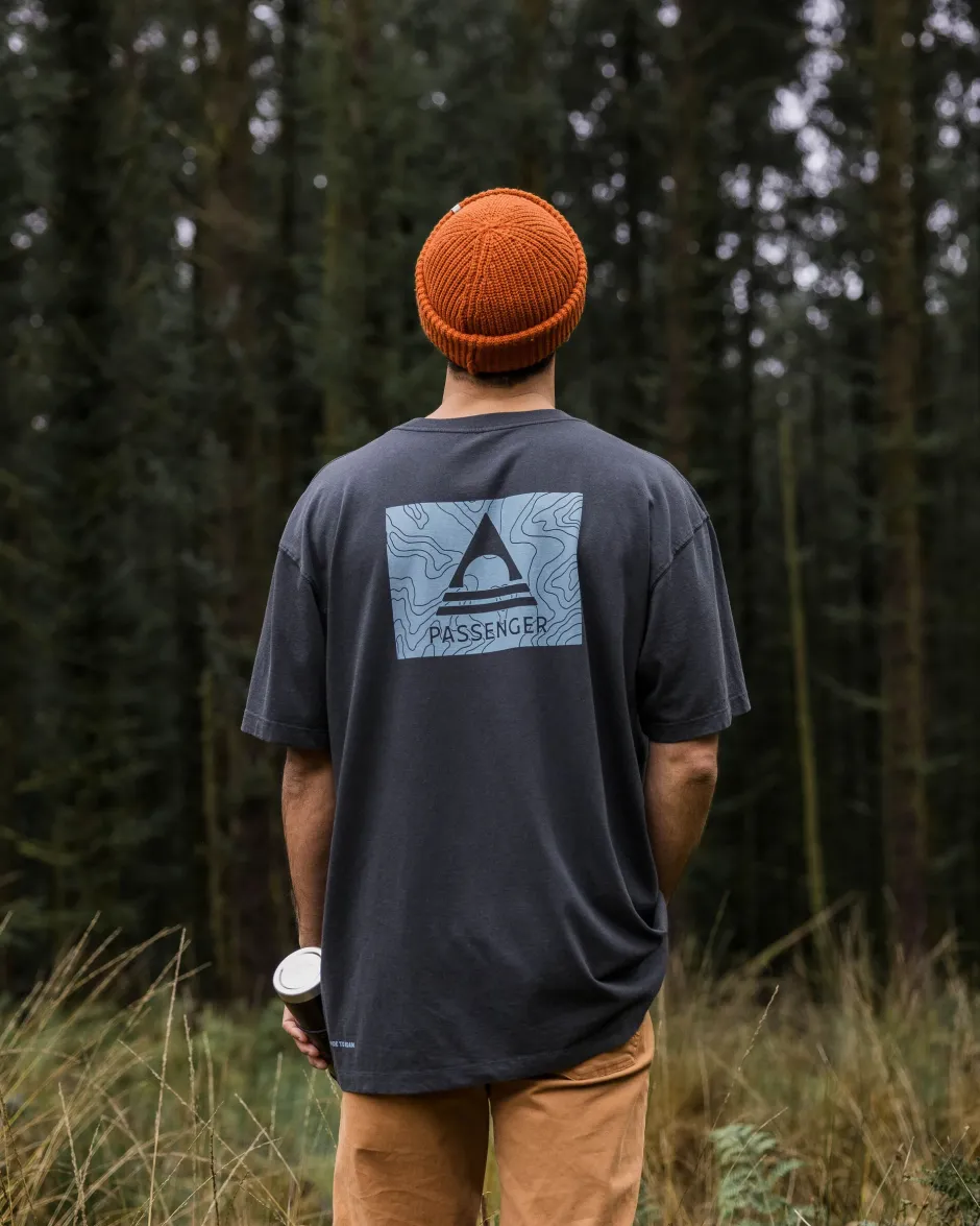 T-Shirts & Tank Tops|Men's Outlet>Passenger Purpose Recycled Relaxed Fit T-Shirt Black