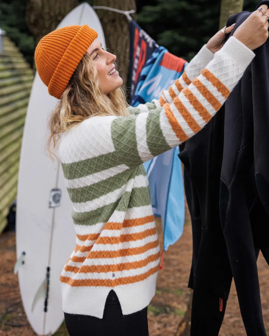 Knitwear|Women's Outlet>Passenger Ramble Recycled Knitted Jumper Off White