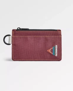 Accessories|Backpacks & Bags>Floris van Bommel Recycled Card Holder Burgundy