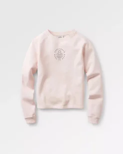 Hoodies & Sweatshirts>Passenger Remote Recycled Cotton Sweatshirt Barely Pink