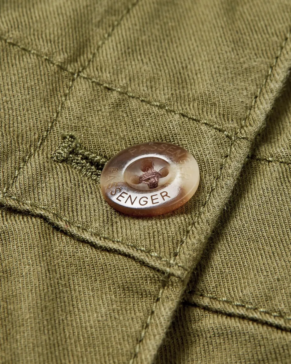 Jumpsuits & Playsuits|Dungarees & Pants>Passenger Resonate Organic Cotton Boiler Suit Khaki