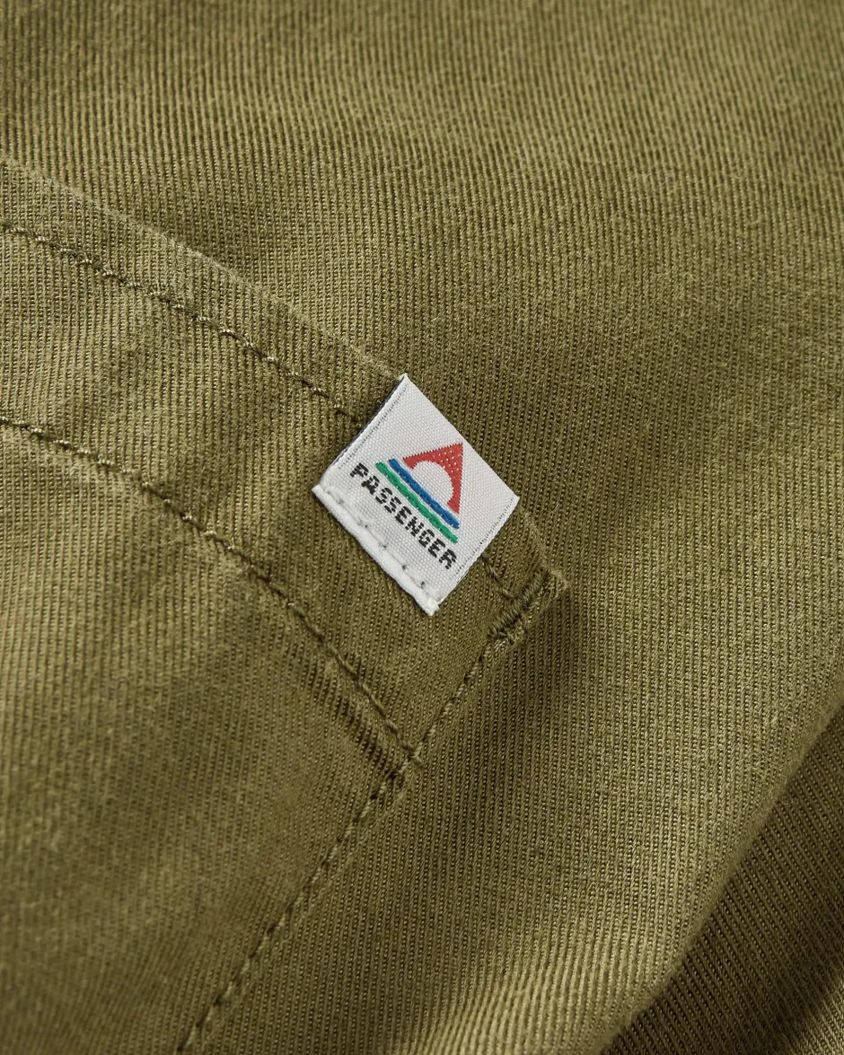 Jumpsuits & Playsuits|Dungarees & Pants>Passenger Resonate Organic Cotton Boiler Suit Khaki