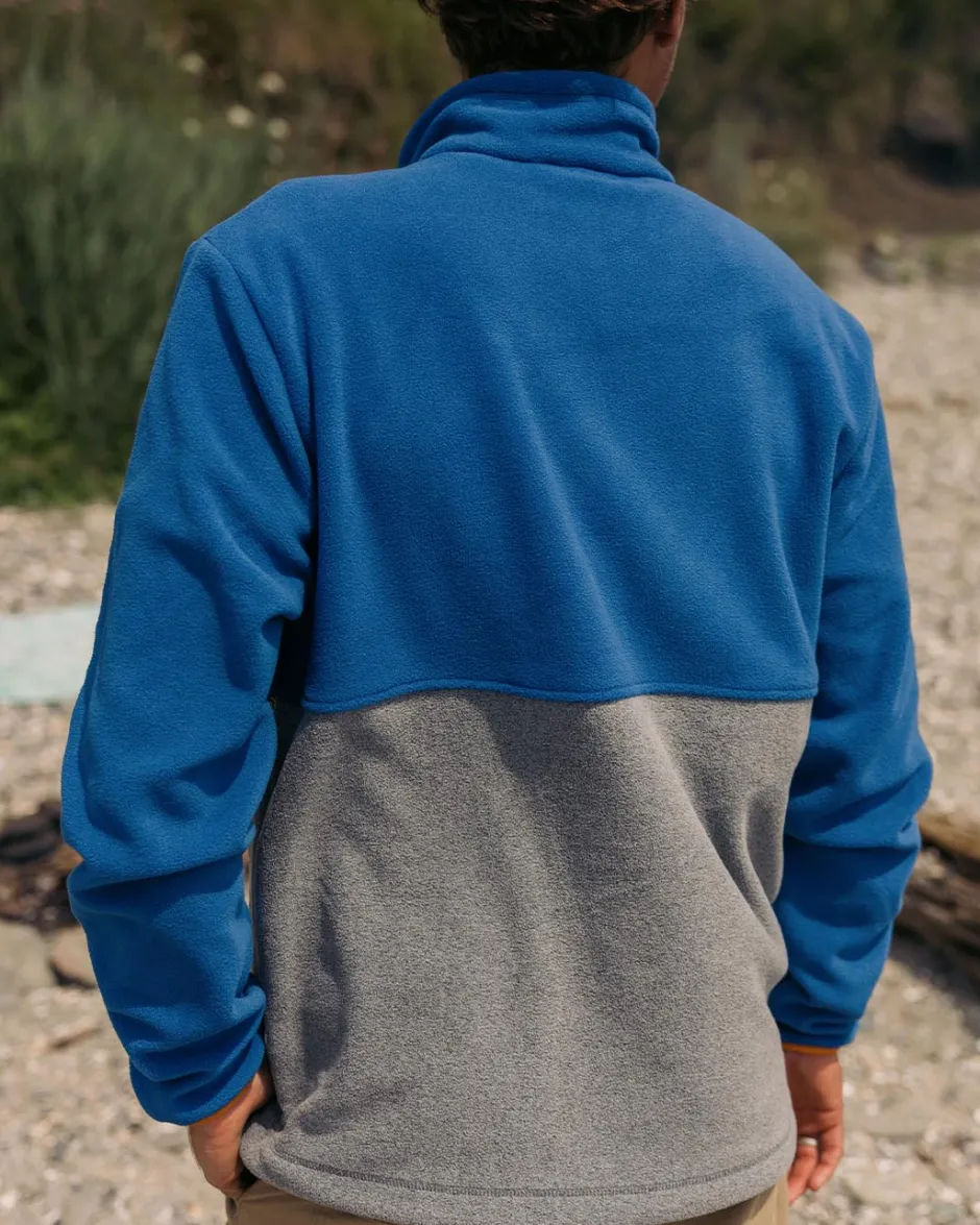 Fleece|Fleece>Passenger Ridge Full Zip Recycled Polar Fleece True Blue/Grey Marl