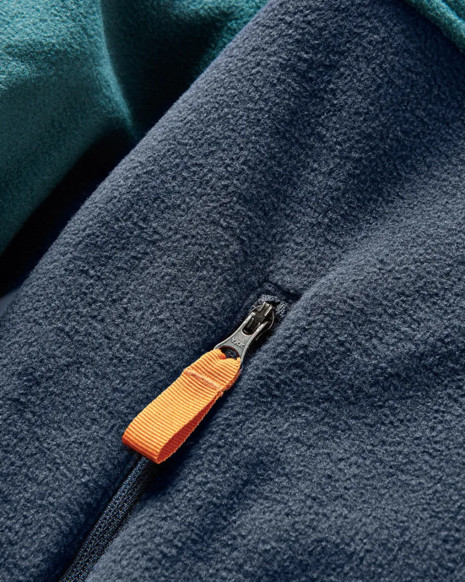 Best Sellers|Fleece>Passenger Ridge Full Zip Recycled Polar Fleece Mediterranean/Deep Navy