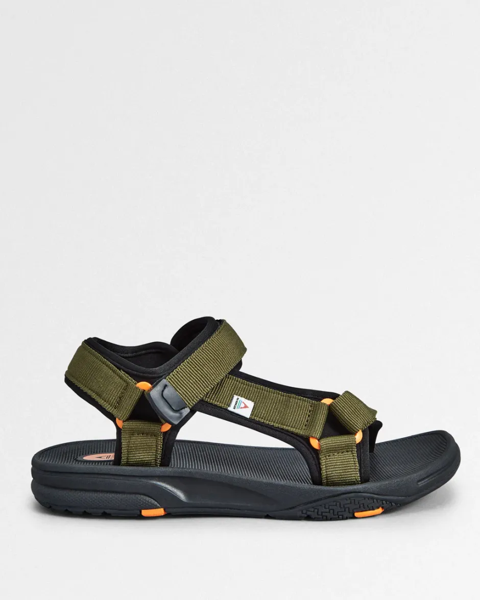Flip Flops & Sandals|Flip Flops & Sandals>Floris van Bommel Rising Sandal Khaki