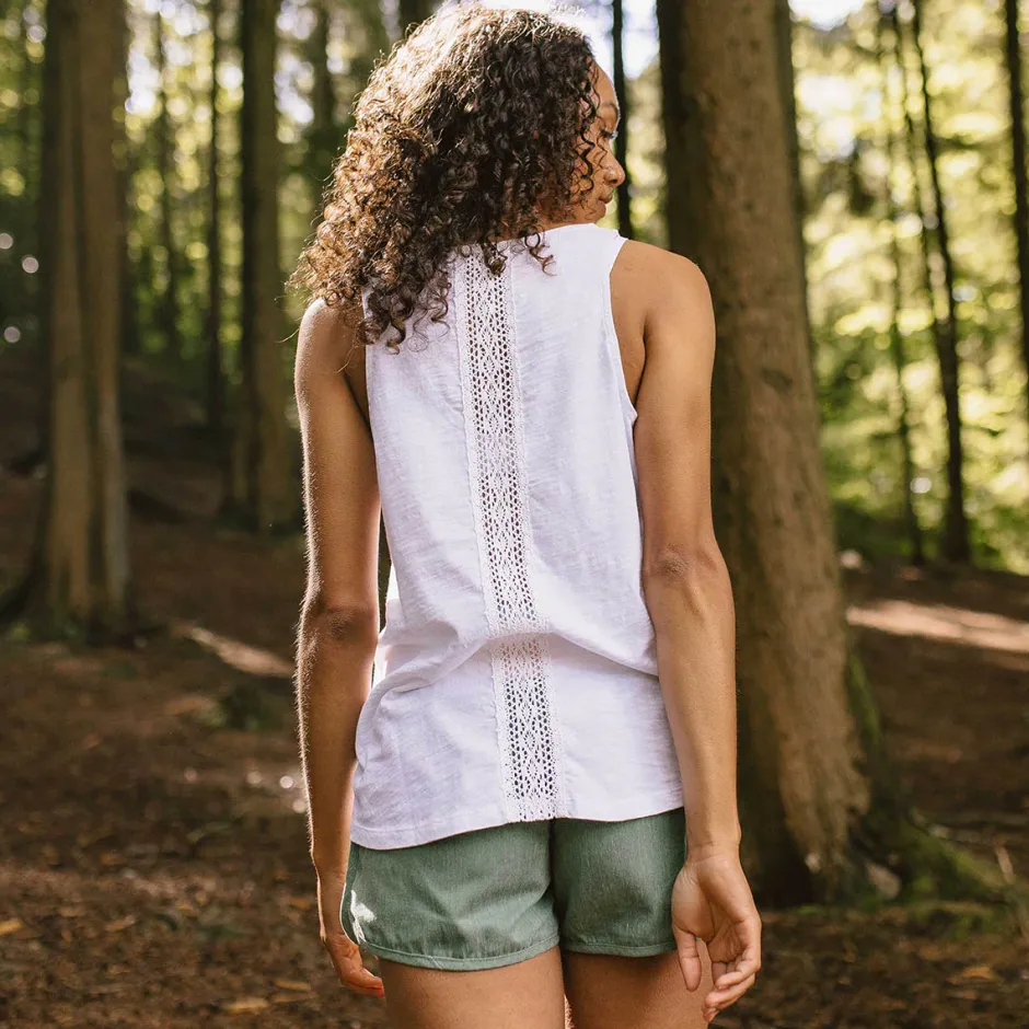 Tank Tops|Tops & T-Shirts>Passenger Rivergate Recycled Cotton Top White