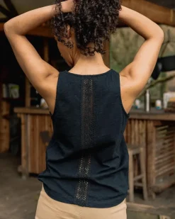 Tank Tops|Tops & T-Shirts>Passenger Rivergate Recycled Cotton Tank Top Black