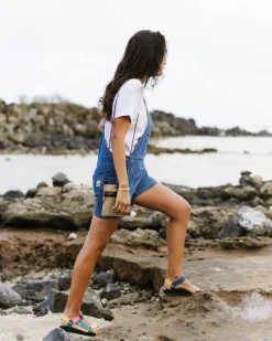 Shorts|Dungarees & Pants>Passenger Riverside Denim Short Dungarees Washed Denim