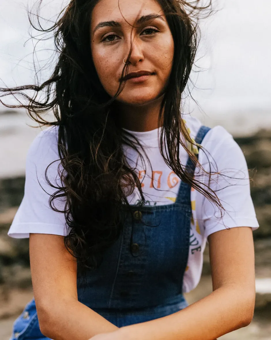 Shorts|Dungarees & Pants>Passenger Riverside Denim Short Dungarees Washed Denim