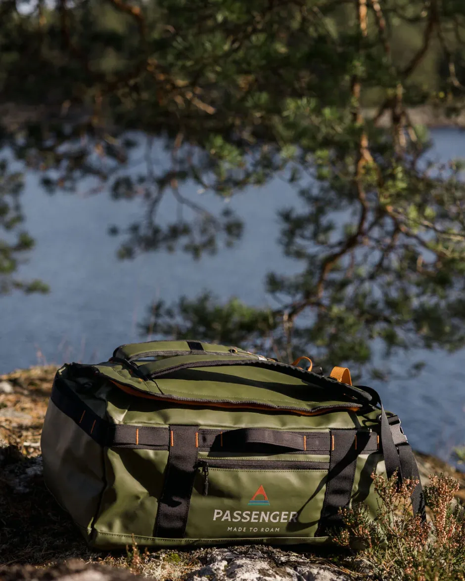 Accessories|Backpacks & Bags>Floris van Bommel Road Trip 50L Duffel Backpack Khaki