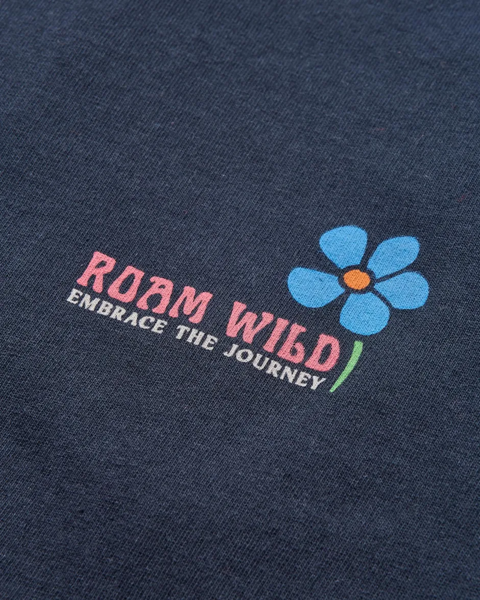 Tops & T-Shirts>Passenger Roam Wild LS T-Shirt Black