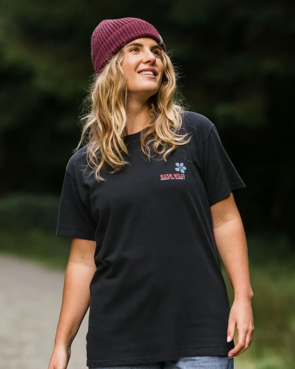 Tops & T-Shirts|Winter Road Trip Essentials>Passenger Roam Wild Recycled T-Shirt Black