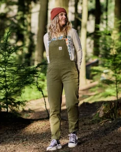Dungarees & Pants|Women's Outlet>Passenger Roamist Organic Cotton Dungarees Khaki