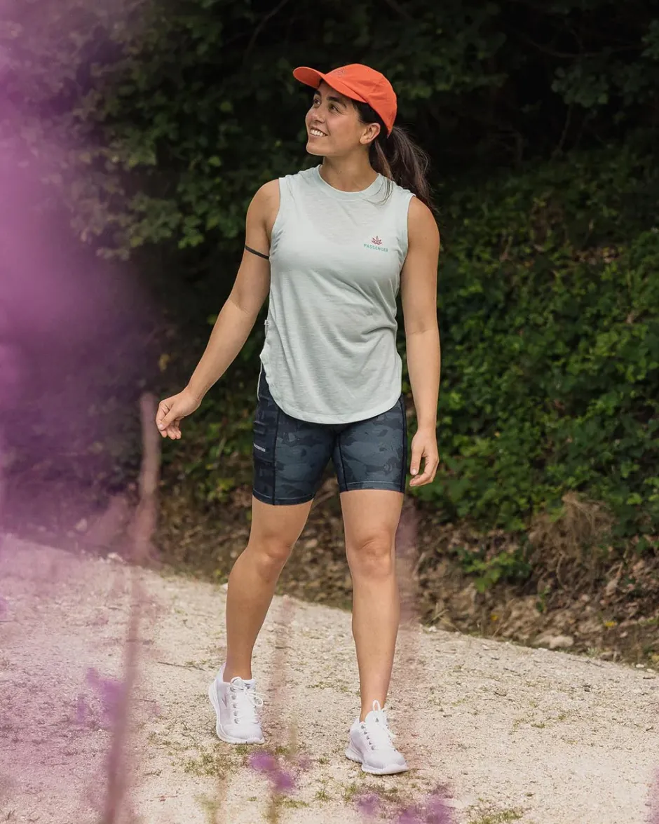 Shorts|Leggings>Passenger Route Recycled Active Short Black Abstract
