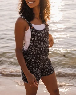 Shorts|Jumpsuits & Playsuits>Passenger Safron Playsuit Simple Tile Faded Black